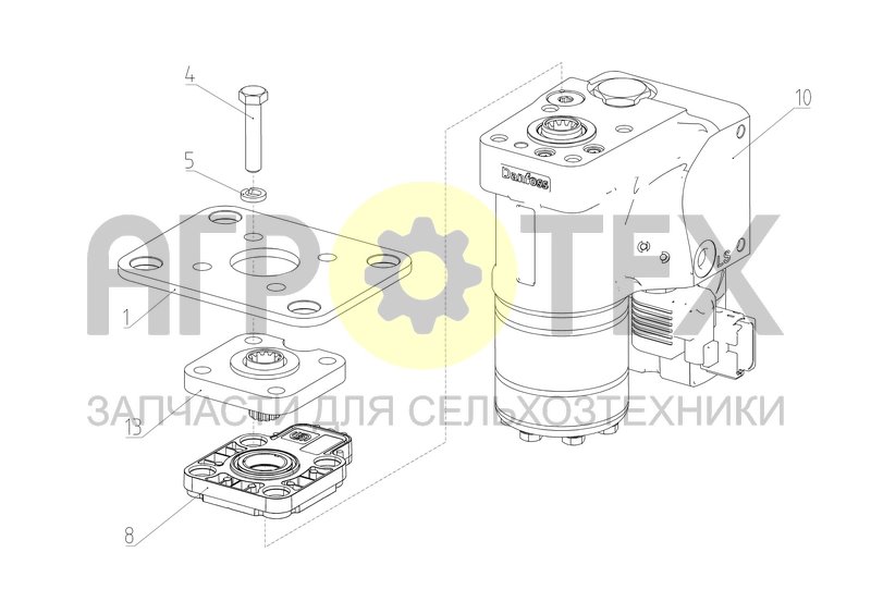 Чертеж Насос-дозатор (2650.24.01.350)